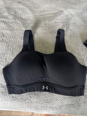Under Armour Black Padded High-Impact Sports Bra